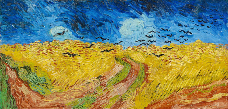 Weizenfeld mit Krähen - Vincent van Gogh