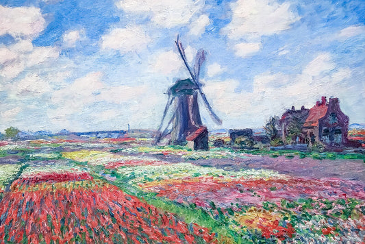 Tulpenfelder in Holland – Claude Monet (1886)