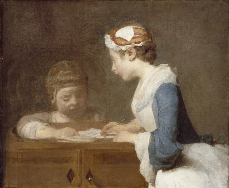 Die Schullehrerin - Jean Siméon Chardin