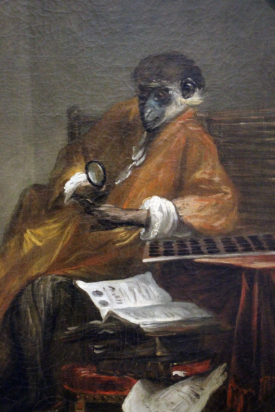 Der Antiquitätenaffe - Jean Siméon Chardin