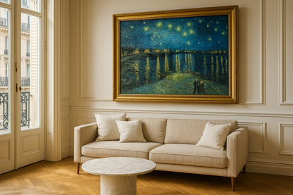 🖼️ Sternennacht über der Rhône – Vincent van Gogh (1888)