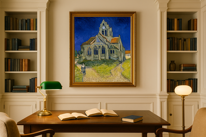 🖼️ Kirche Auvers-sur-Oise – Vincent van Gogh (1890)