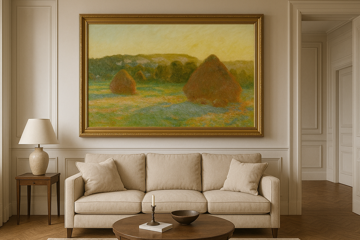 Mühlsteine ​​(Ende des Sommers) – Claude Monet