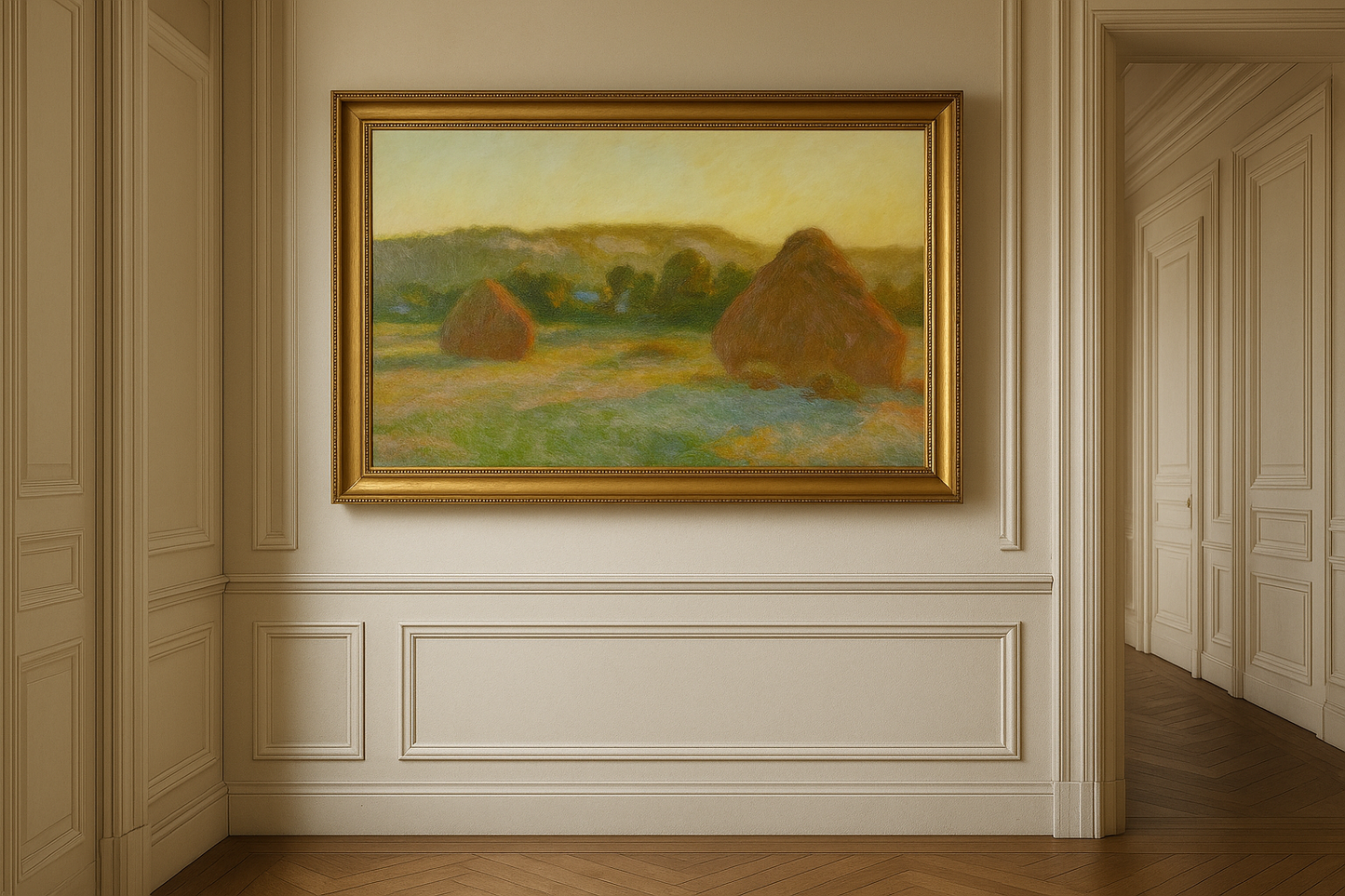Mühlsteine ​​(Ende des Sommers) – Claude Monet