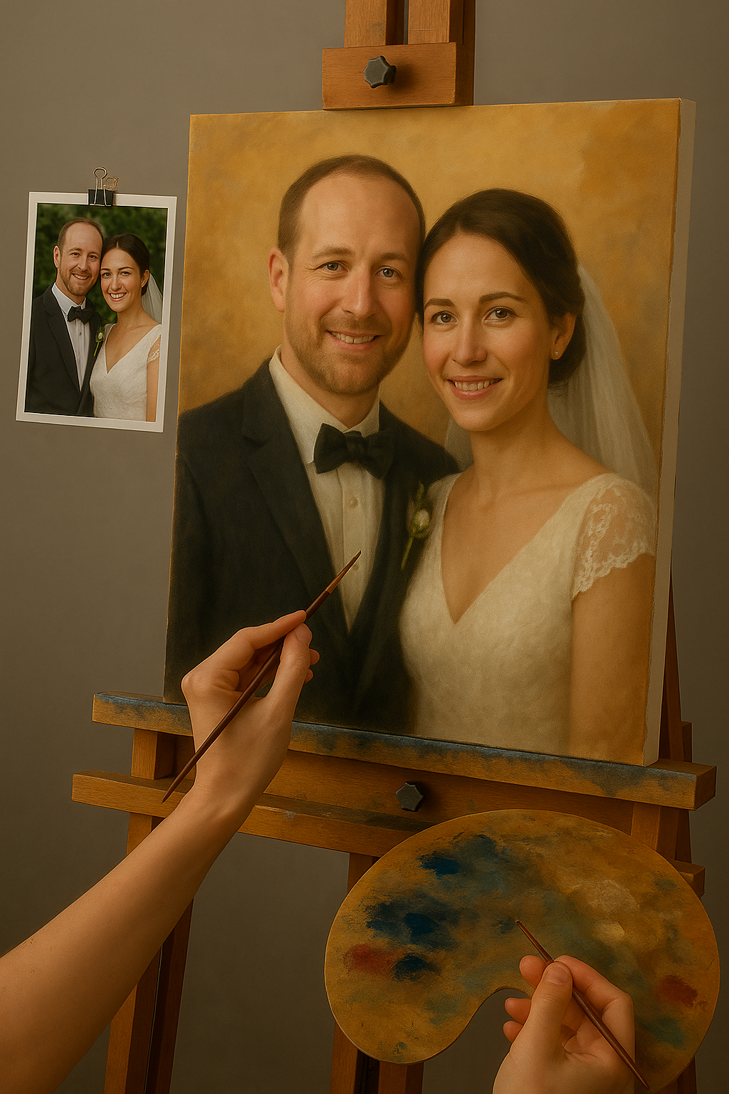 💍 Personalisierbares Hochzeitsbild