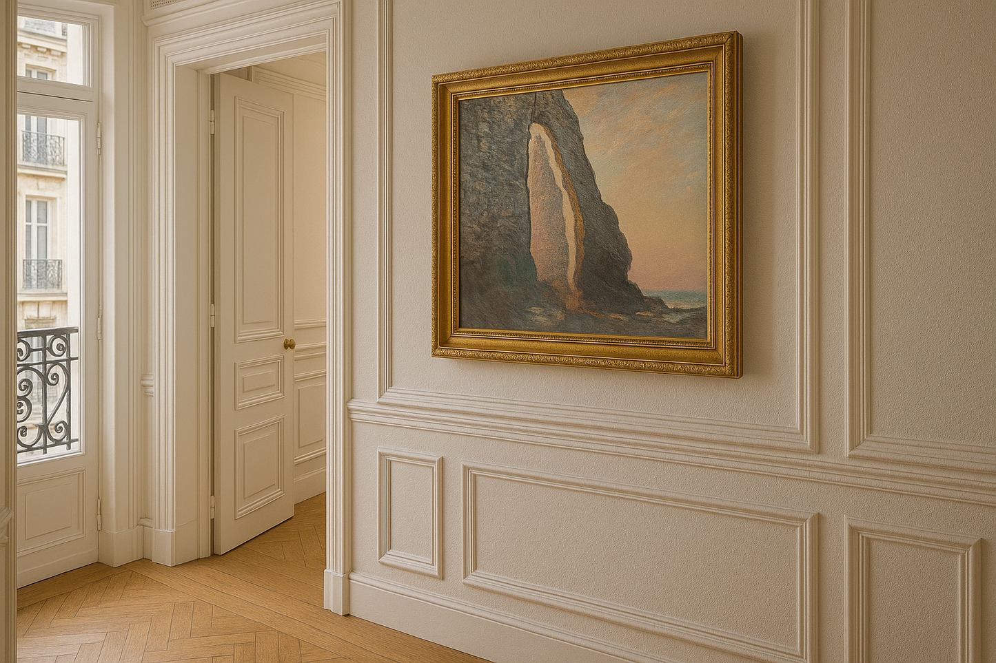 🖼️ Die Nadel gesehen durch das Tor von Aval – Claude Monet (1885–1886)