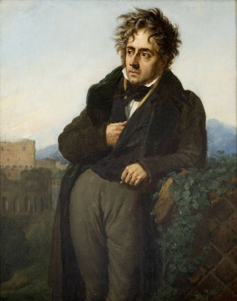 Portrait von François-René de Chateaubriand - Anne-Louis Girodet