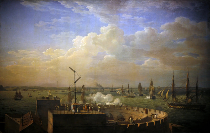 Cherbourg Hafenbucht - Louis-Philippe Crépin