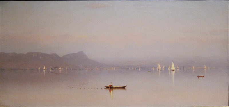 Morgen im Hudson, Haverstraw-Bucht - Sanford Robinson Gifford