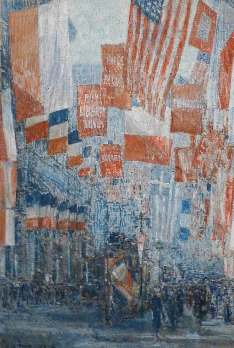 Die Avenue der Verbündeten, 5. Avenue, New York - Childe Hassam