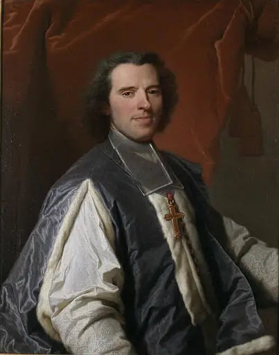 Porträt von Claude de Rouvroy de Saint-Simon, Bischof von Metz - Hyacinthe Rigaud
