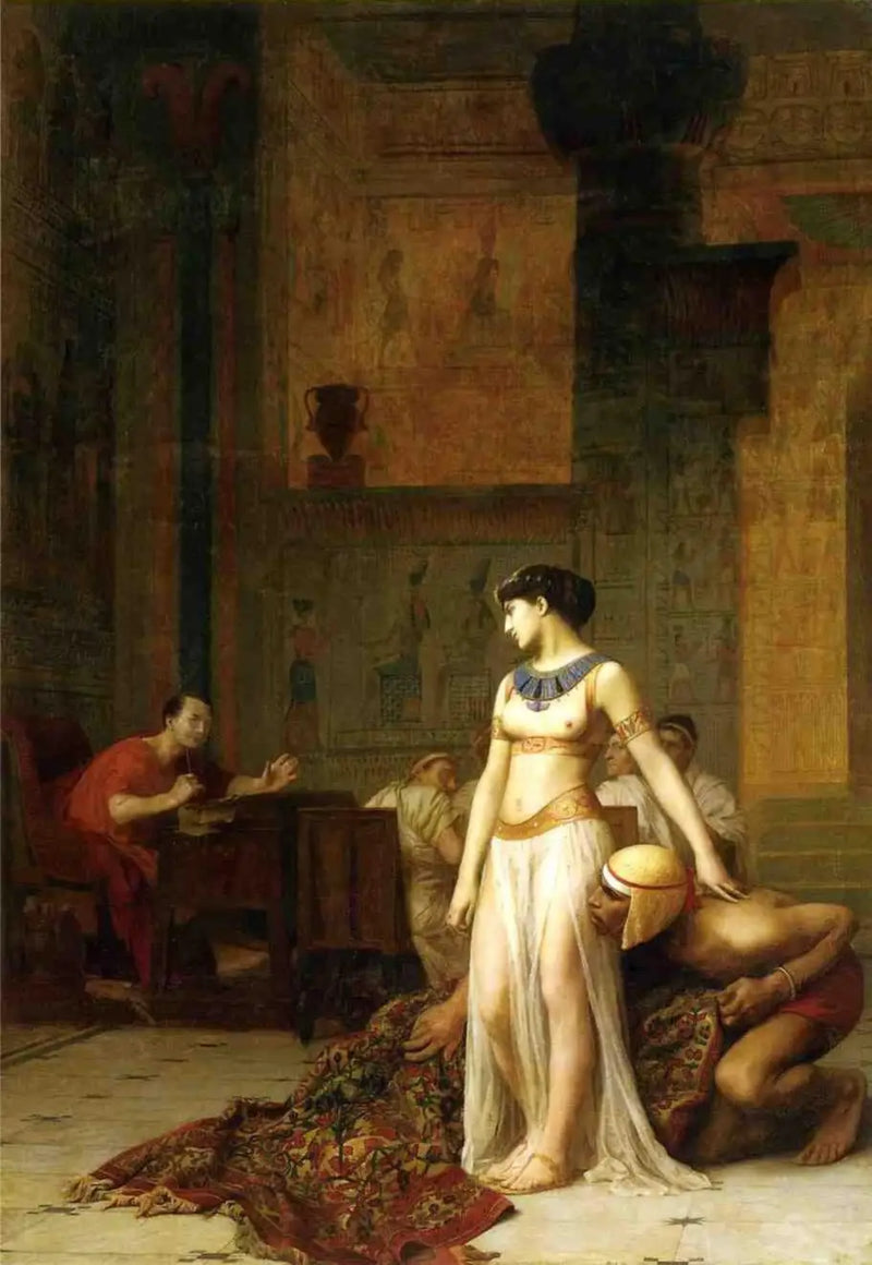 Kleopatra und Cäsar - Jean-Léon Gérôme