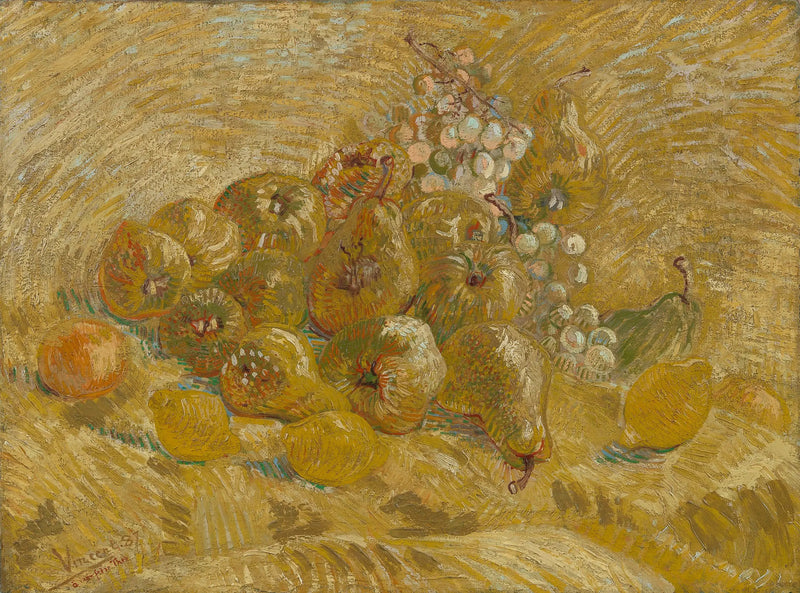 Quitten, Zitronen, Birnen und Trauben - Vincent van Gogh