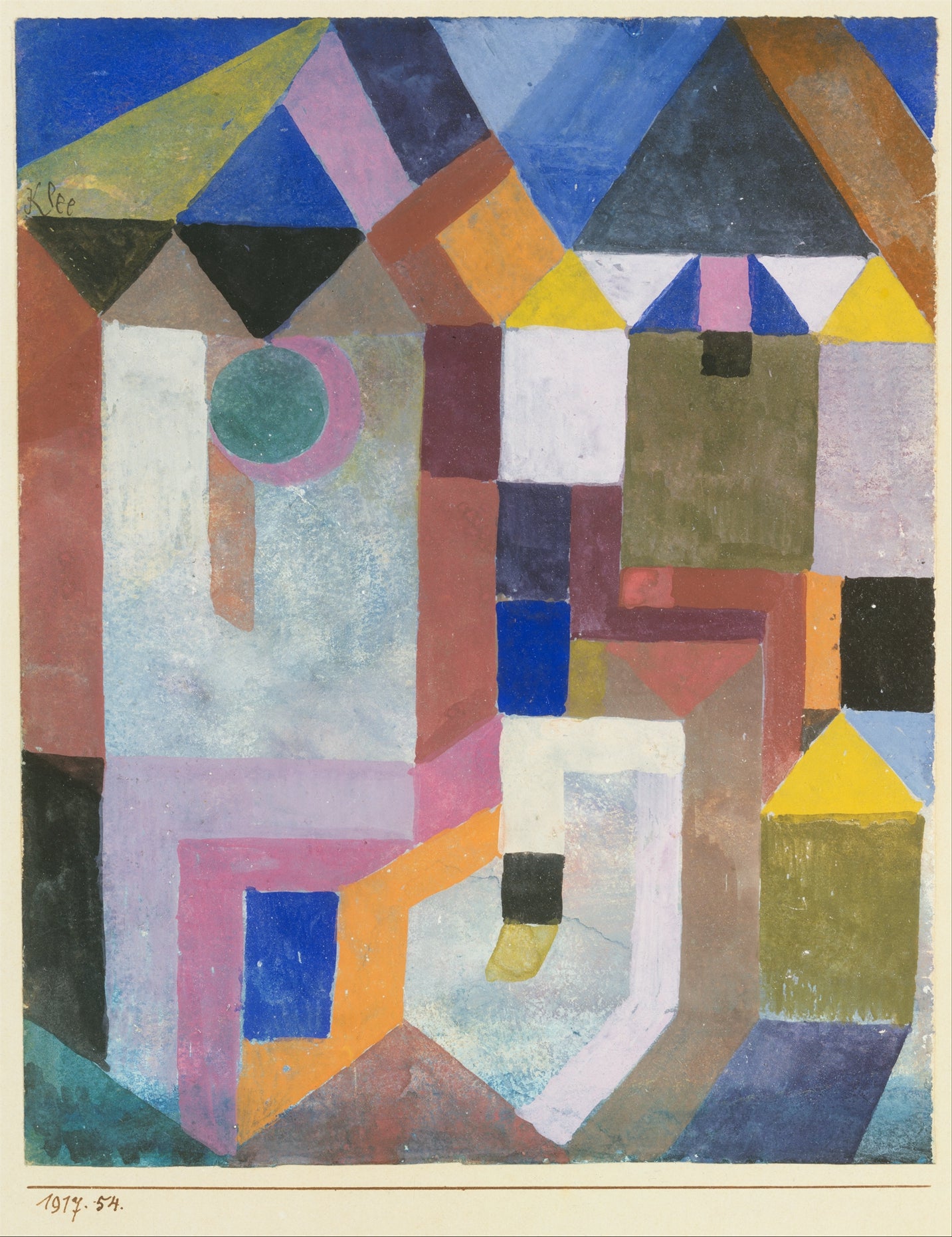 Bunte Architektur - Paul Klee