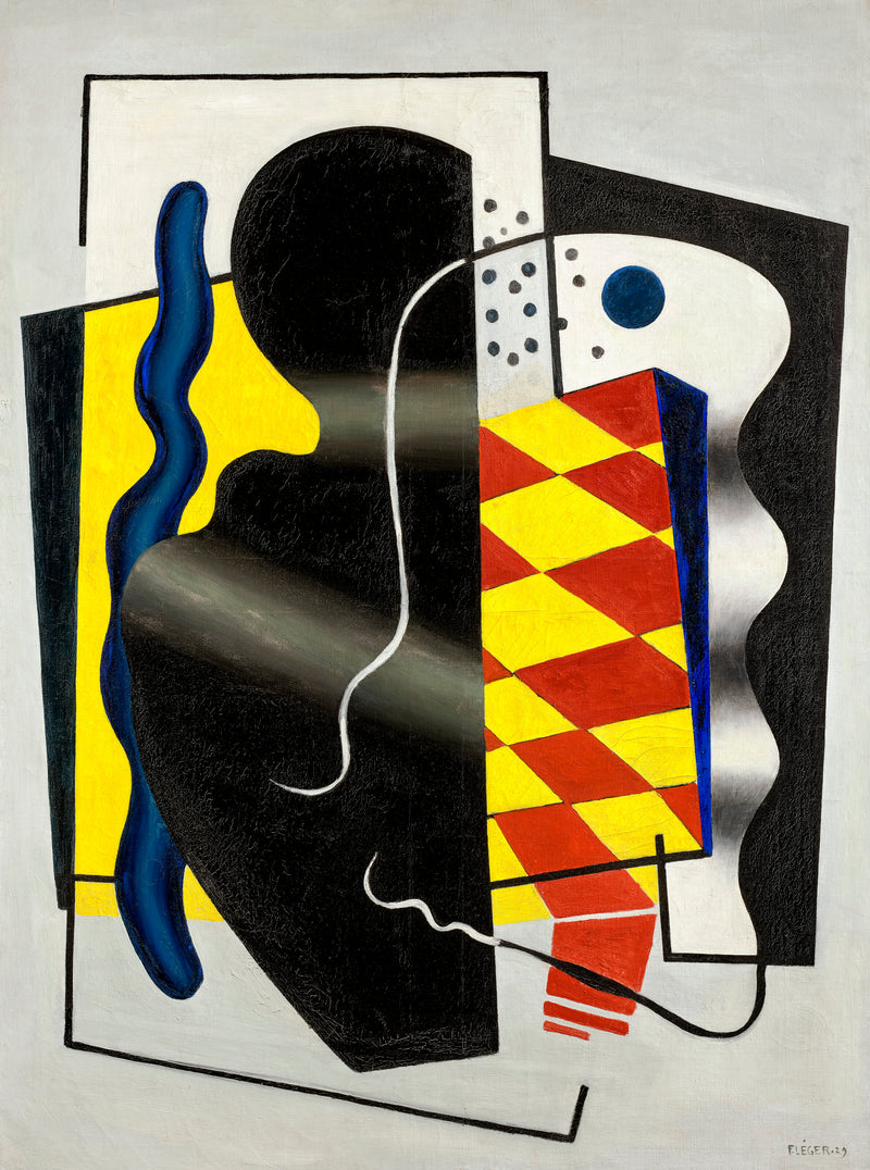 Composition au damier (Composition jaune et noir) - Fernand Léger