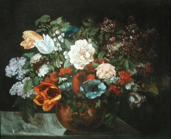 Blumenstrauß - Gustave Courbet