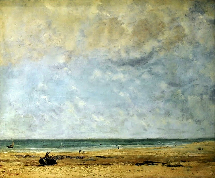 Bord de mer - Gustave Courbet - Alpha Reproduction