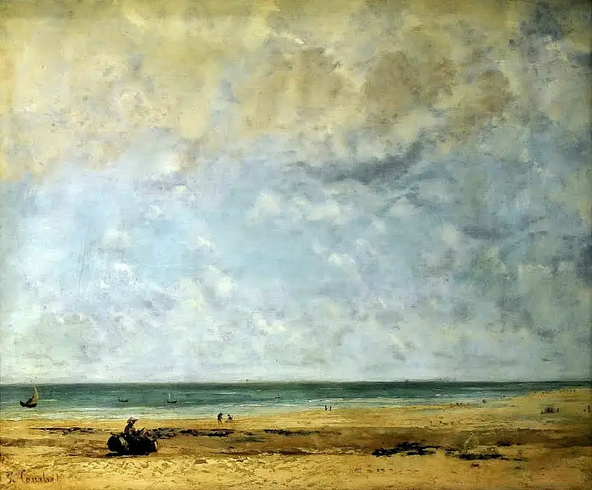 Bord de mer - Gustave Courbet - Alpha Reproduction