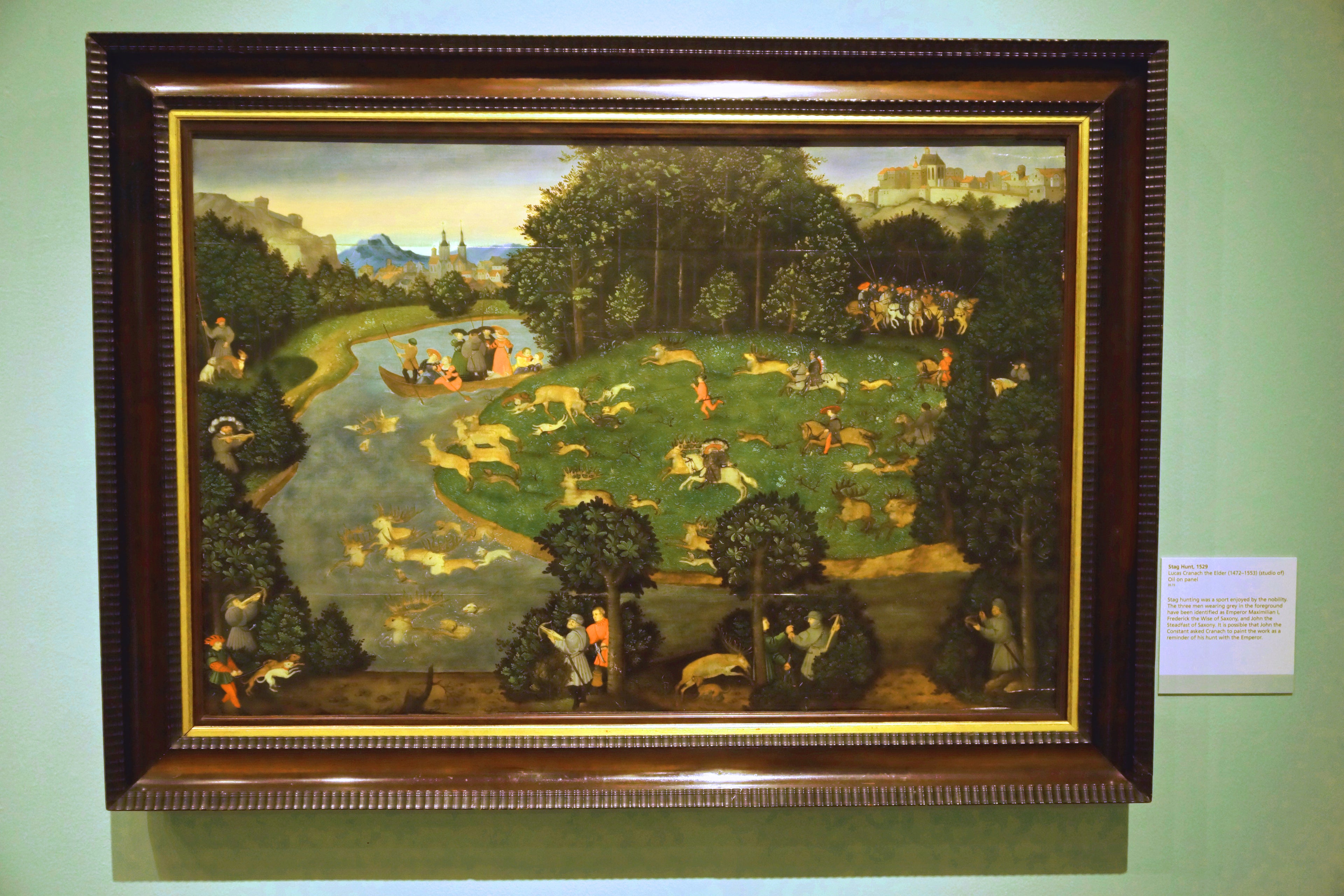 La chasse au cerf - Lucas Cranach the Elder - Alpha Reproduction