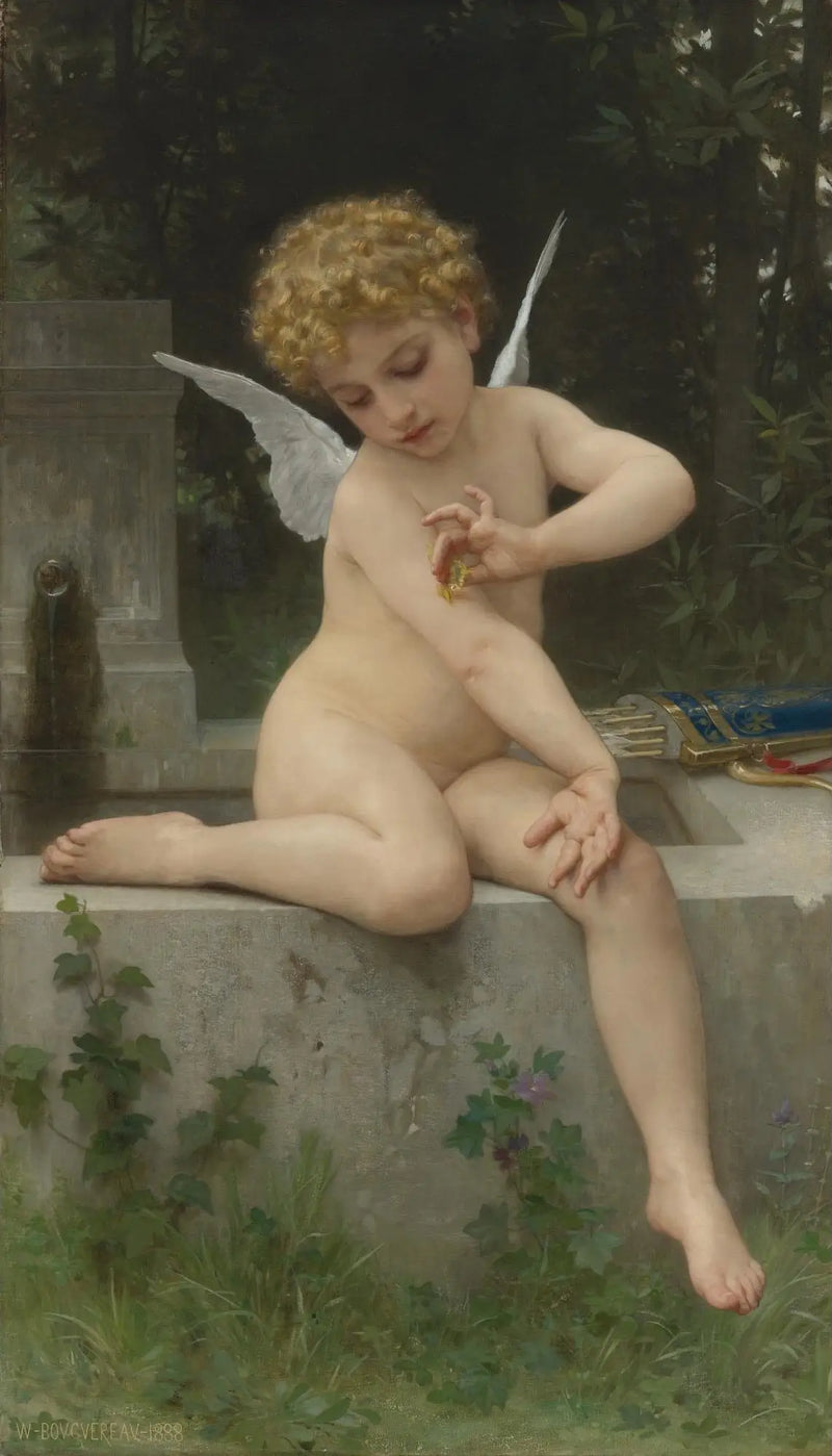 Die Liebe zum Schmetterling - Bouguereau