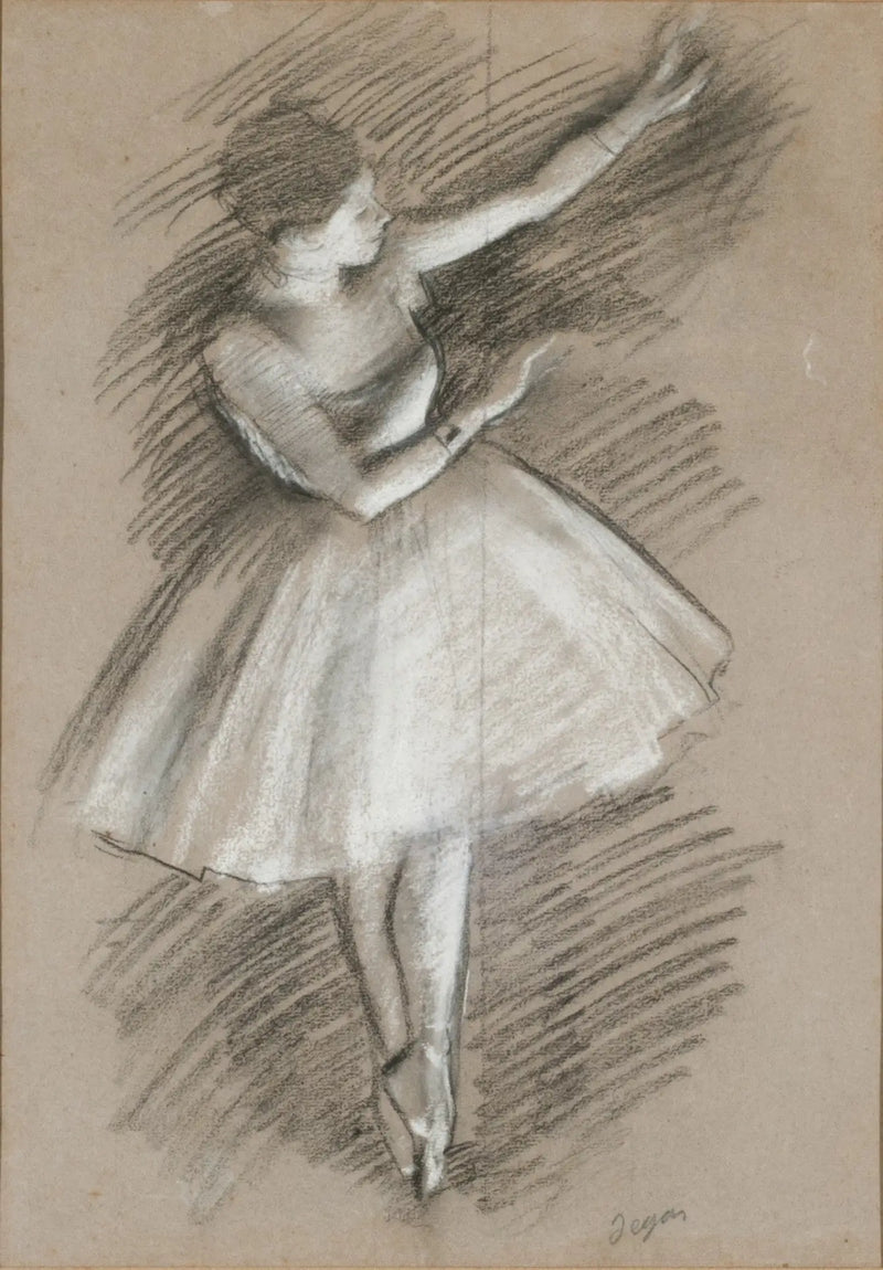 Tänzerin in Weiß - Edgar Degas
