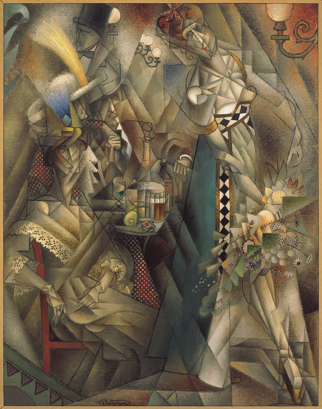 Tänzerin im Café – Jean Metzinger