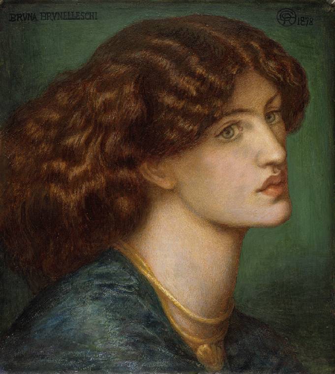Bruna Brunelleschi - Dante Gabriel Rossetti - Alpha Reproduction