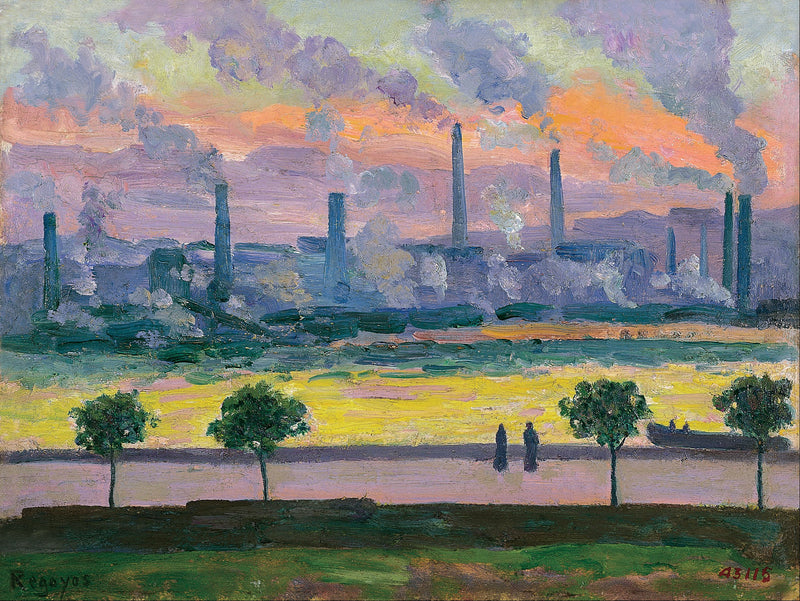 Hochöfen in Bilbao - Dariño de Regoyos