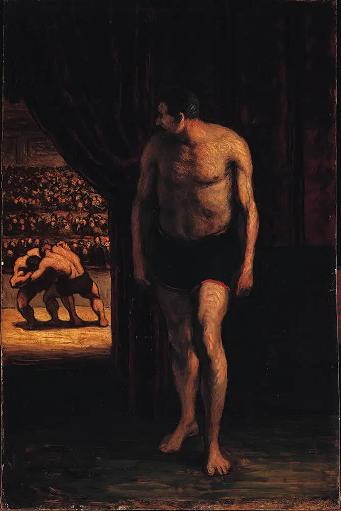 Die Kämpfer - Honoré Daumier
