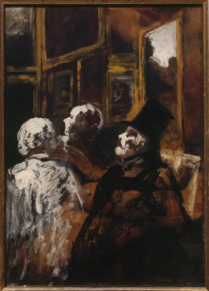 Die Liebhaber der Gemälde - Honoré Daumier