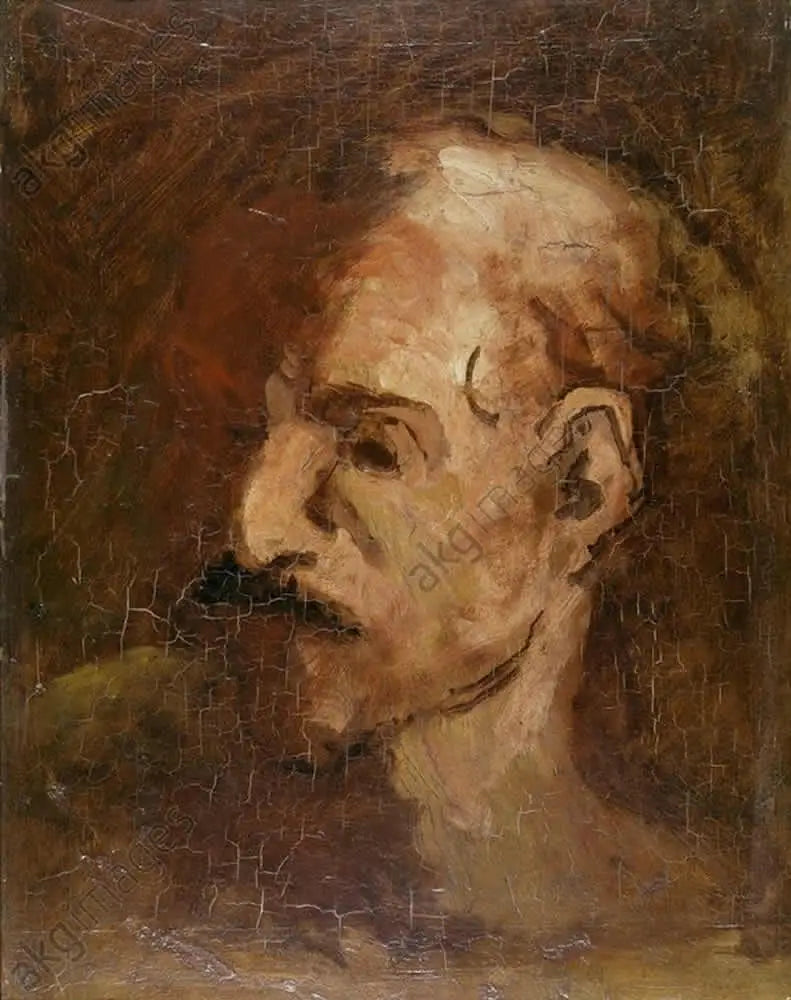 Kopf von Don Quijote - Honoré Daumier