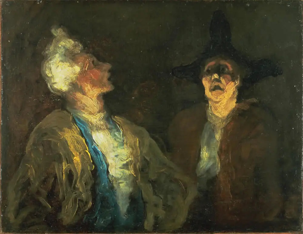 Deux Acteurs (Scène de comédie) - Honoré Daumier - Alpha Reproduction