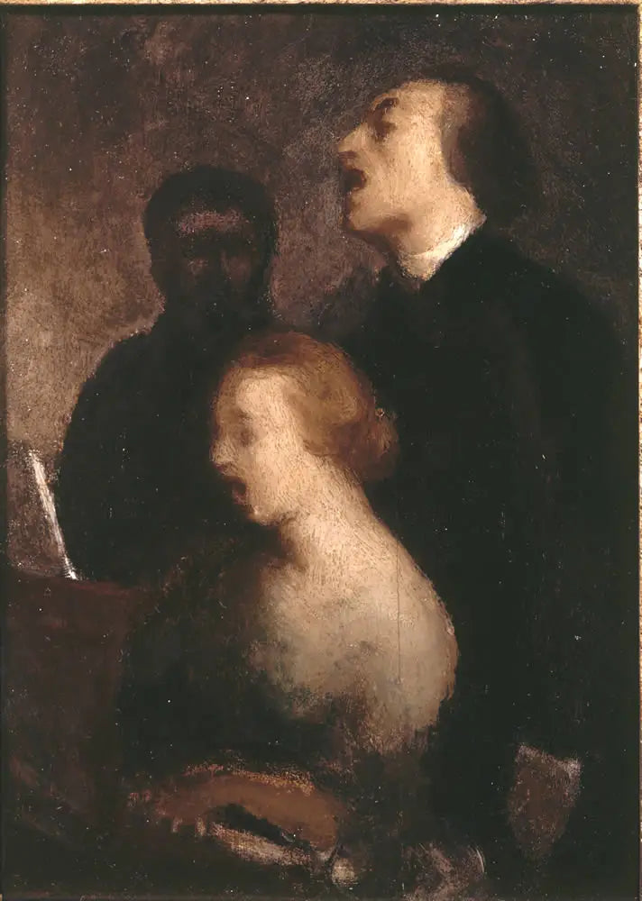 Das Duo - Honoré Daumier