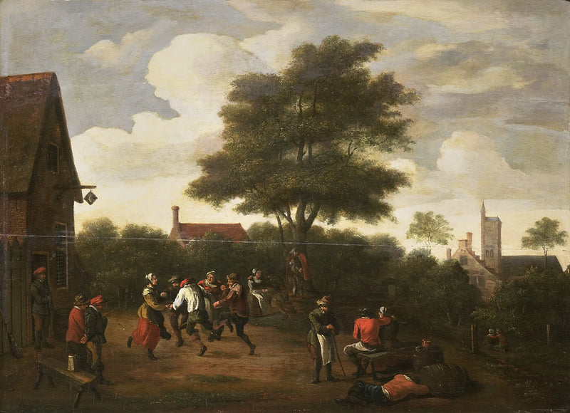 Bauern beim Tanzen - David Teniers der Jüngere