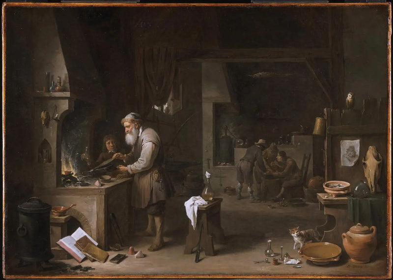 Der Alchemist - David Teniers der Jüngere