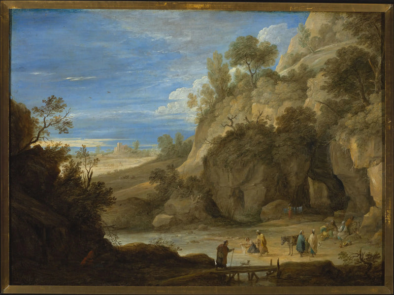 Landschaft mit einem Zigeunerlager - David Teniers der Jüngere