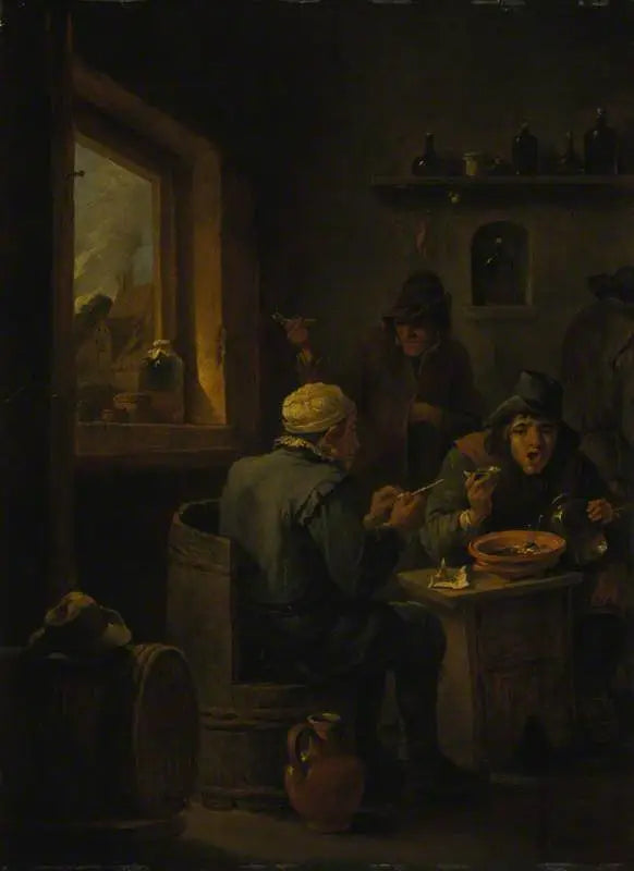 Die Rüpel trinken - David Teniers der Jüngere