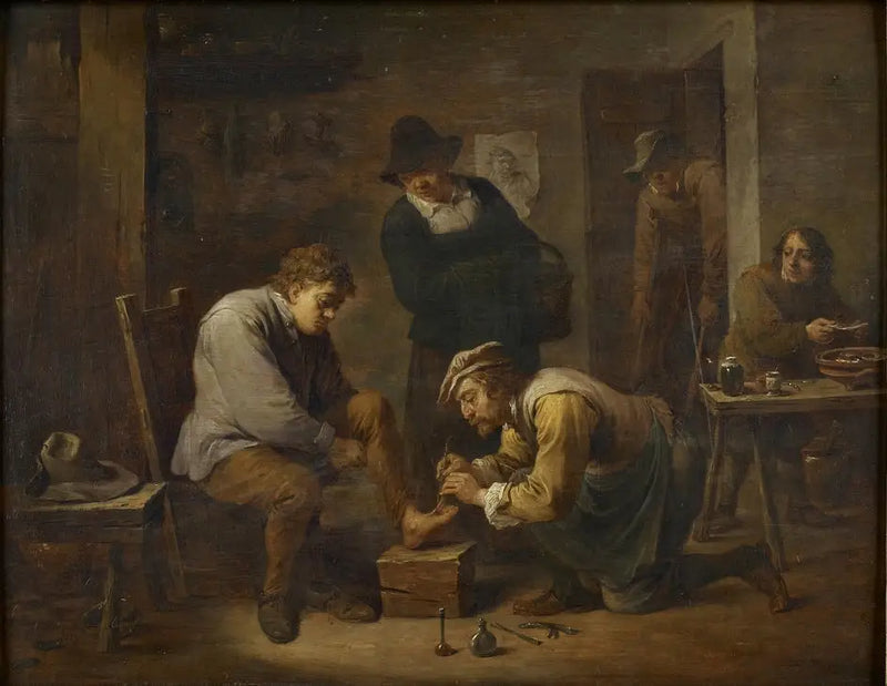 Der Fußarzt - David Teniers der Jüngere