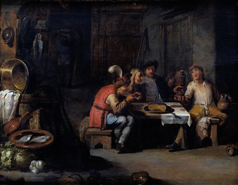 Interieur einer Brauerei - David Teniers der Jüngere