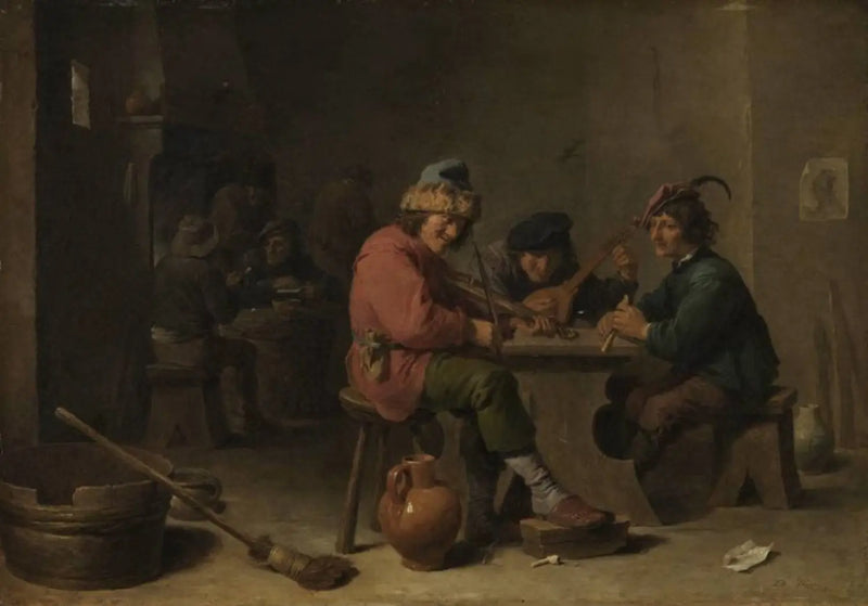 Die Landwirte spielen Musik - David Teniers der Jüngere