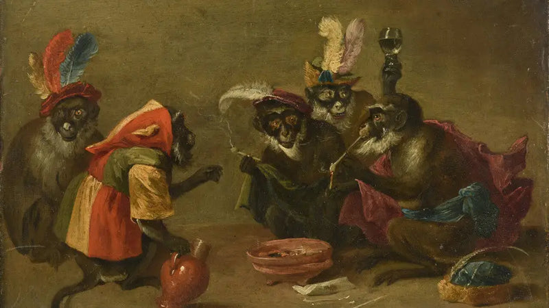 Tabagie de singes - David Teniers der Jüngere