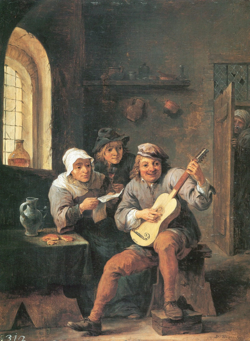 Der Lautenspieler - David Teniers der Jüngere