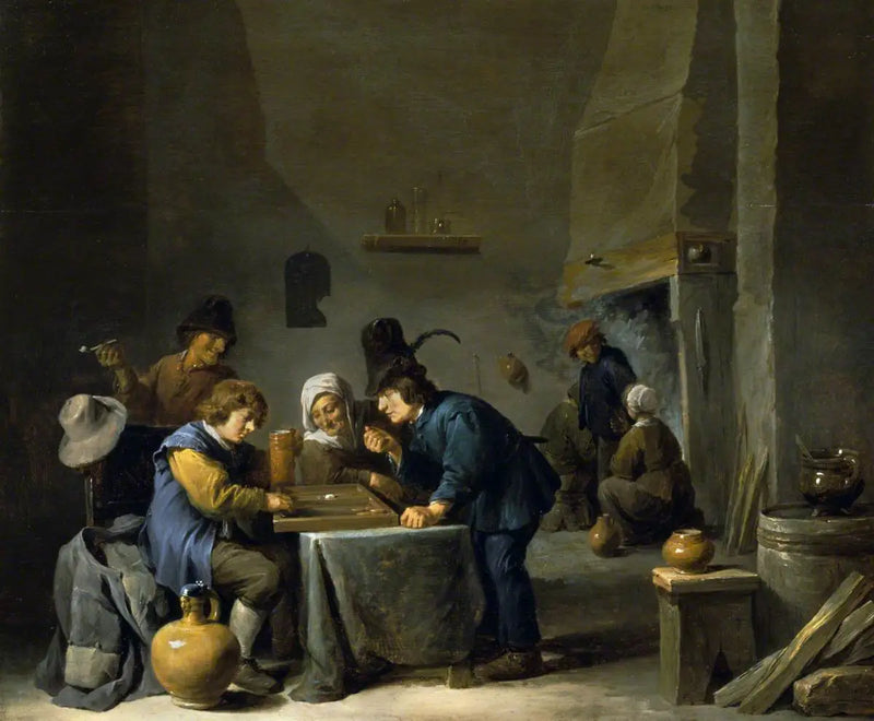 Spieler von Trictrac - David Teniers der Jüngere
