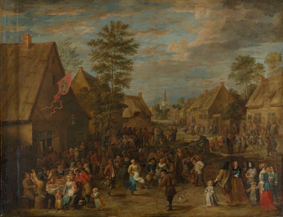 Eine Kirmes am Tag des Heiligen Georg - David Teniers der Jüngere