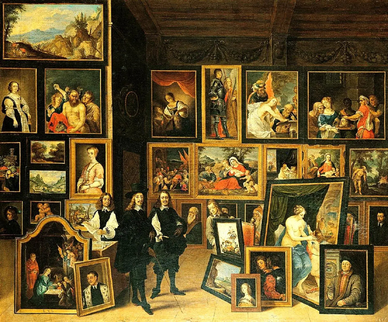 Der Erzherzog Leopold-Guillaume in seiner Galerie in Brüssel - David Teniers der Jüngere