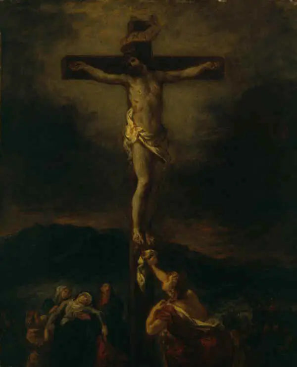 Christus am Kreuz mit den heiligen Frauen - Eugène Delacroix