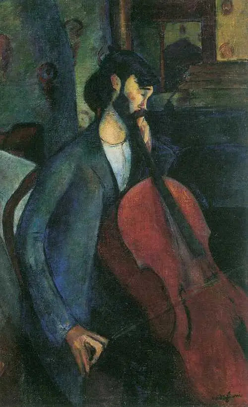 Der Cellist - Amedeo Modigliani