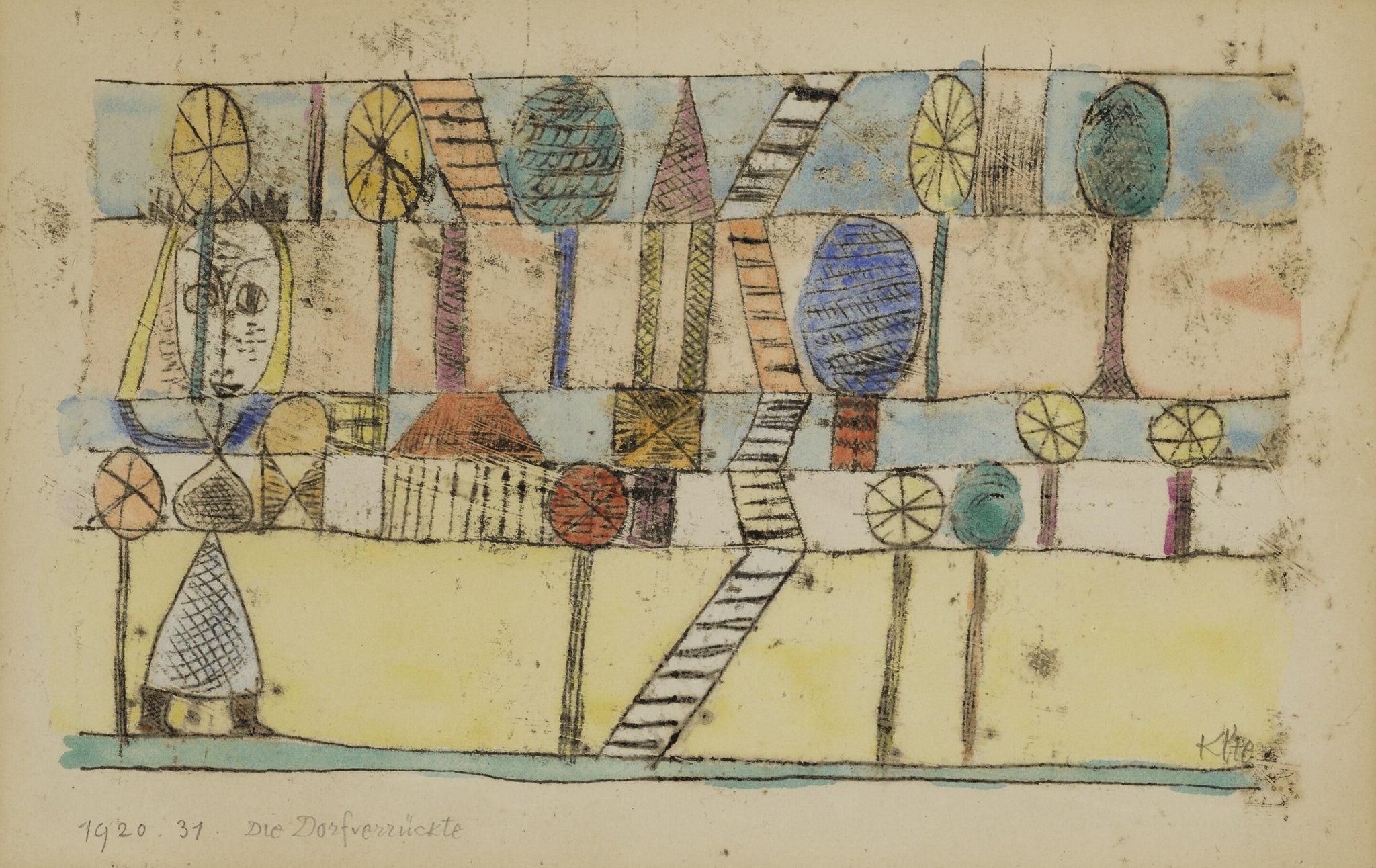 The Village Madwoman - Paul Klee
