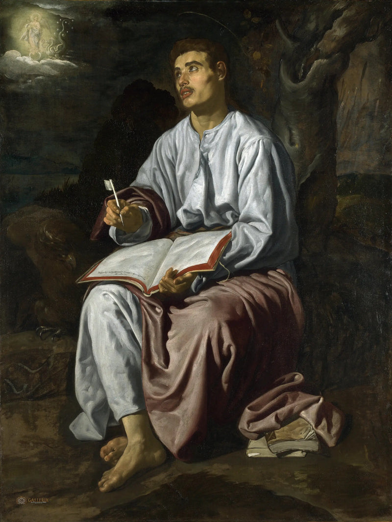 Johannes der Evangelist auf Patmos - Diego Velázquez
