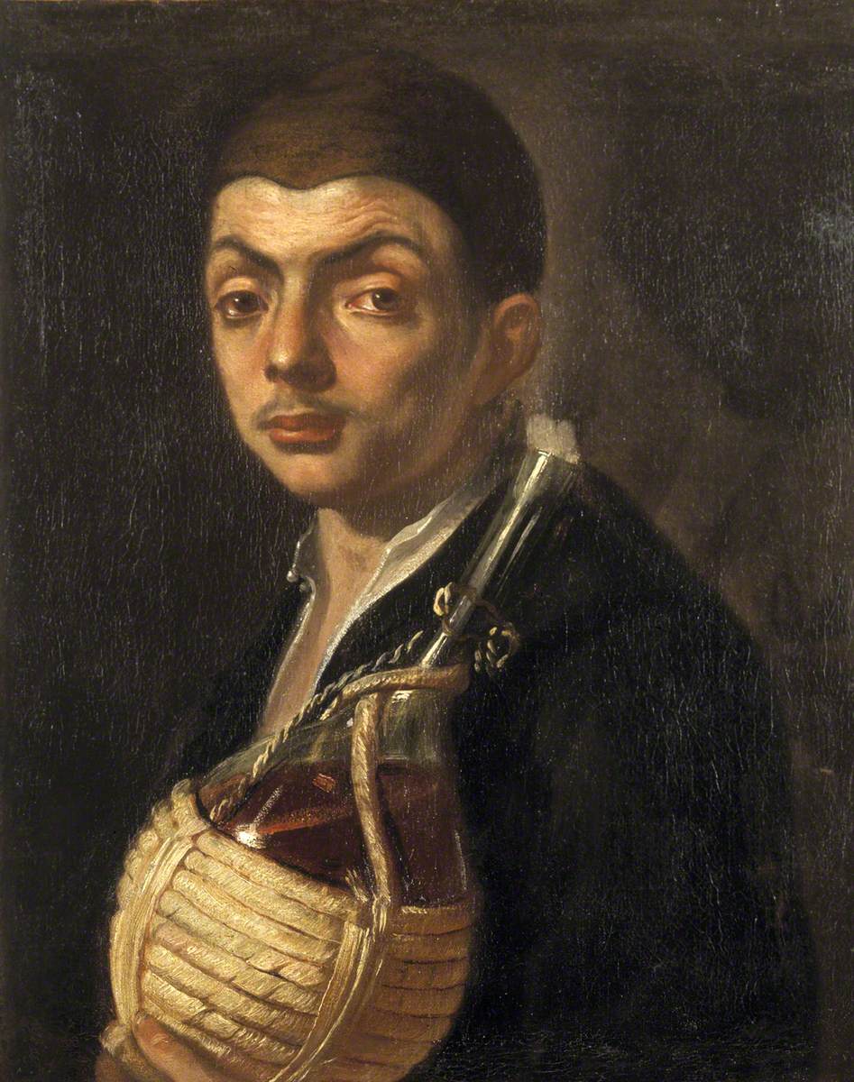 Junge mit einer Flasche - Diego Velázquez